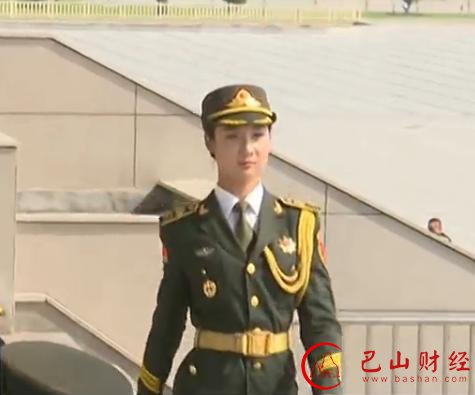 仪仗队,女兵,模特,阅兵，门慧佳